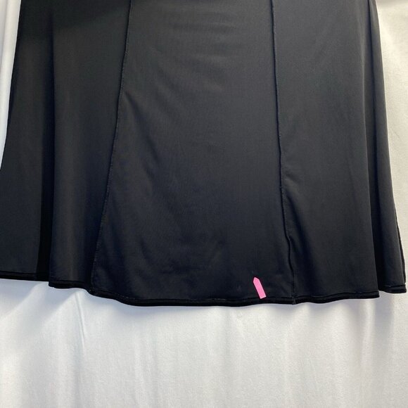 NY Collection Velvet Elastic Waist Flare Long Skirt Woman Sz 2X Black Used - Picture 4 of 14